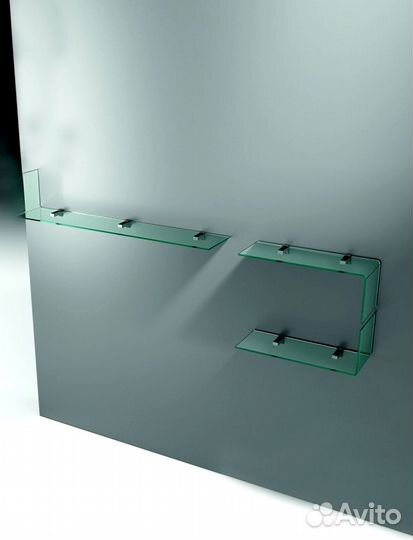 Стеклянная полочка на заказ