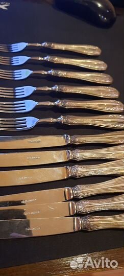 Антикварный набор десертный Solingen, Германия