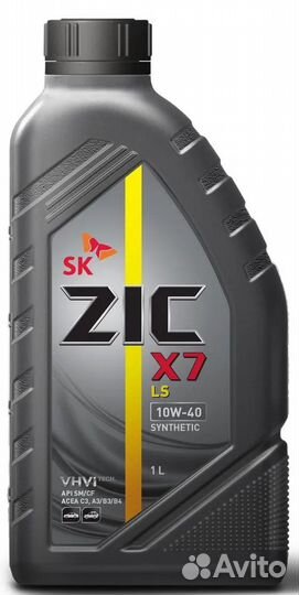 Моторное масло ZIC X7 LS 10W-40 1л