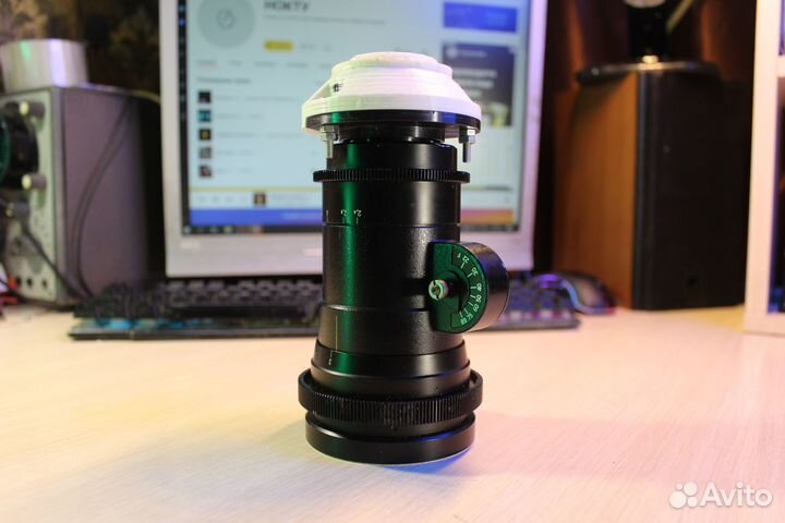 Объектив Метеор-С 2,4/22-89 на Micro Four Thirds