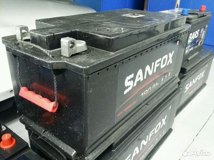 Акб для грузовых авто 190 ач Sanfox