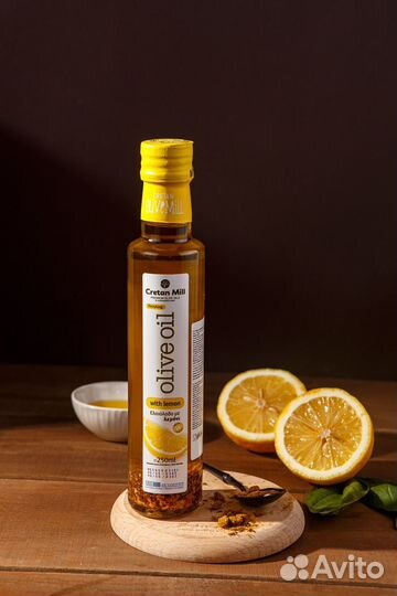 Масло оливковое Extra Virgin olive oil с лимоном