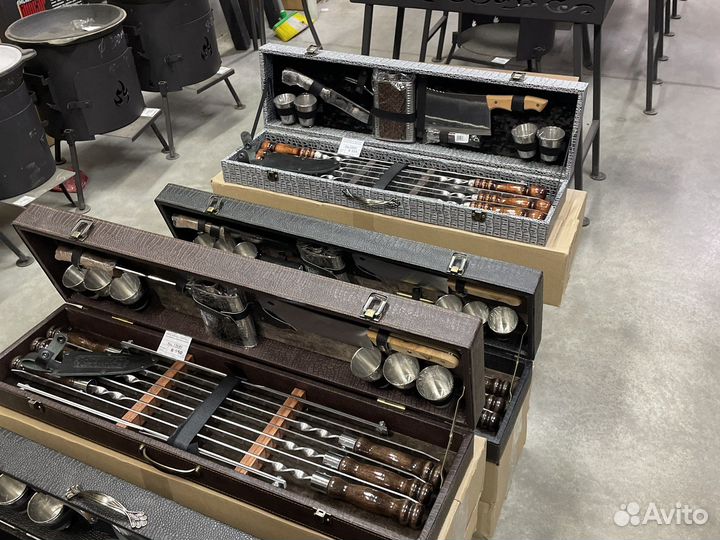 Наборы шампуров на подарок Кизляр