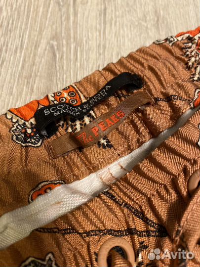 Scotch and Soda брюки с принтом