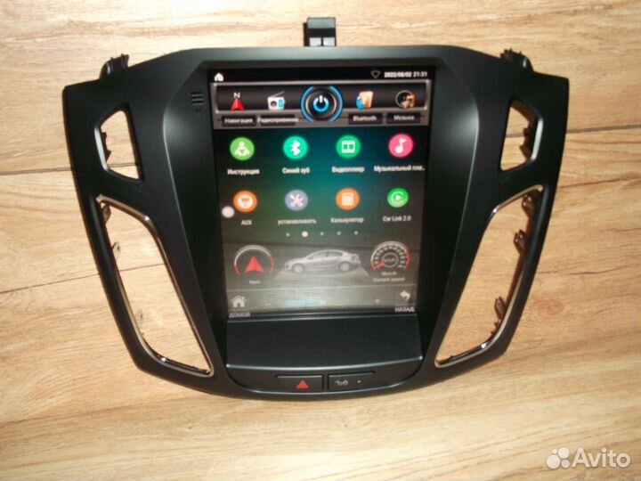 Магнитола Ford Focus 3 Android типа Tesla