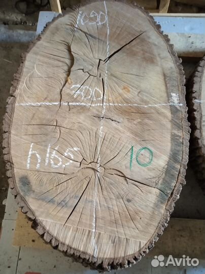 Торцевые спилы, слэбы из массива дерева