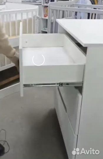 Пеленальный комод со съемной столешней