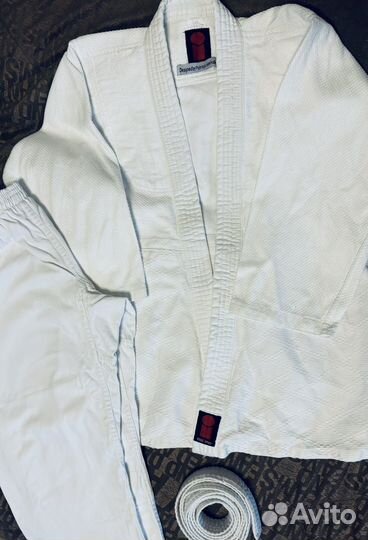 Кимоно белое, дзюдога (рост 150-155)