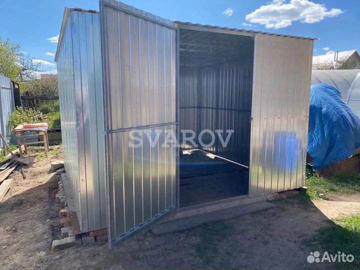 Сарай металлический