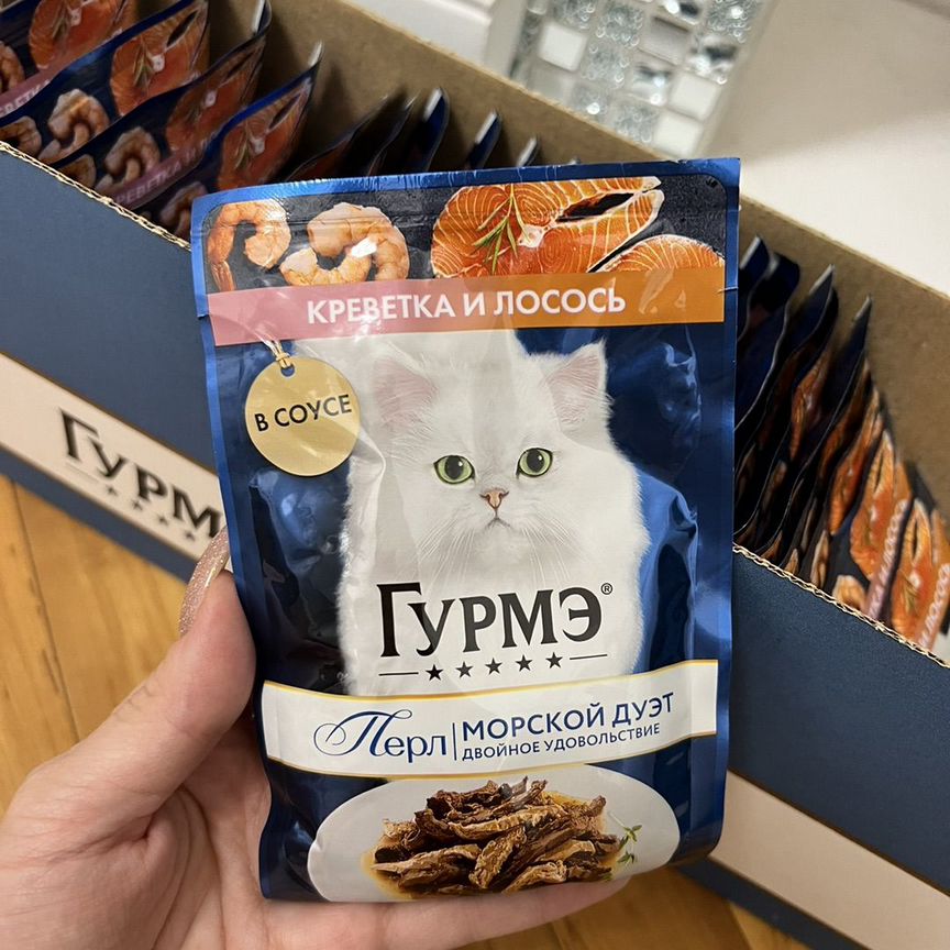 Корм для кошек Гурмэ морской дуэт