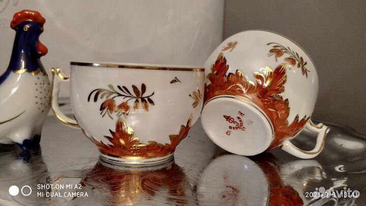 Чайные, кофейные фарфоровые кружки и пары