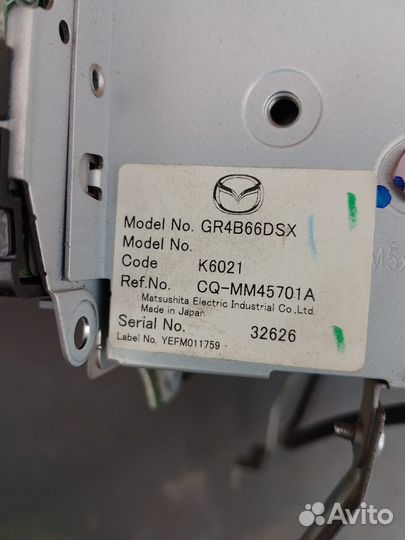 Магнитола на mazda 6 gg рестайлинг