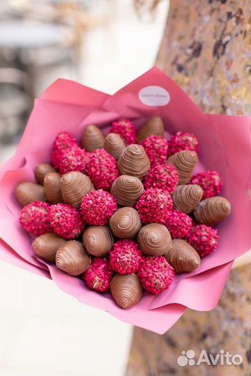 Букет из клубники в шоколаде
