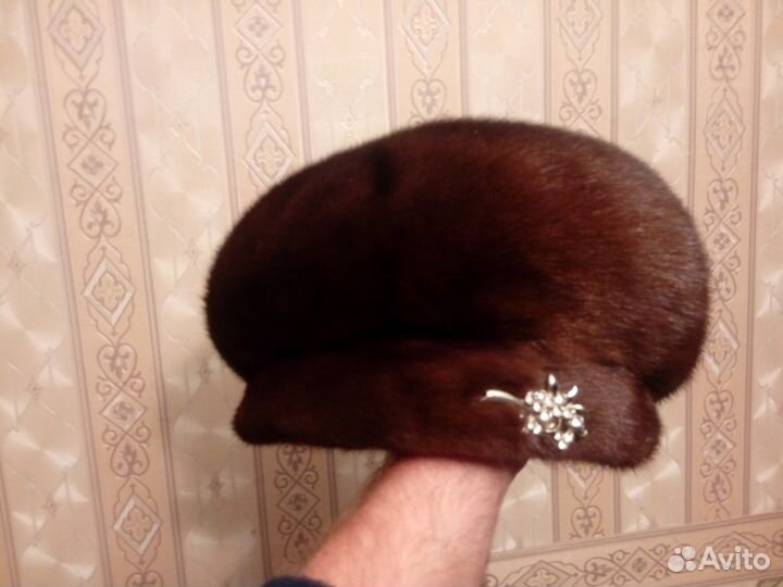 Норковый женский берет