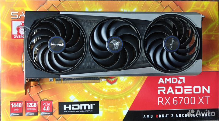 Rx 6700 xt sapphire nitro