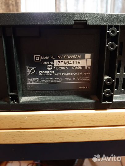 Видео магнитофон panasonic