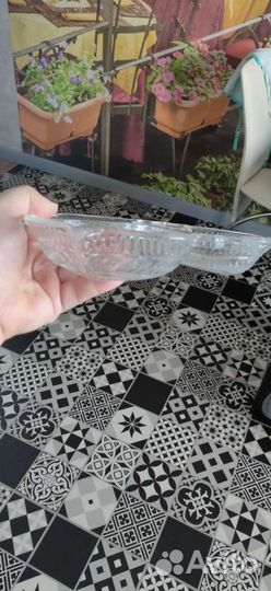 Ваза хрустальная