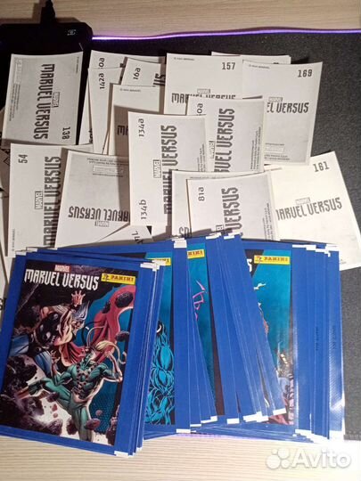 Панини Marvel Versus Марвел Версус наклейки Panini