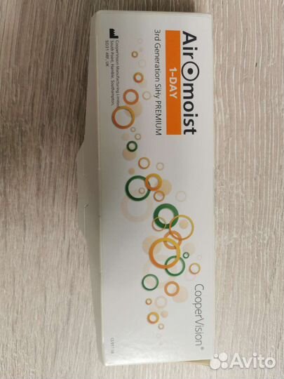 Линзы контактные однодневные cooper