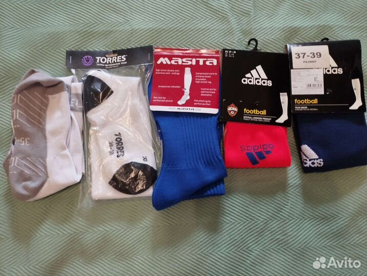 Гетры футбольные Masita, Adidas 35-37, 37-39