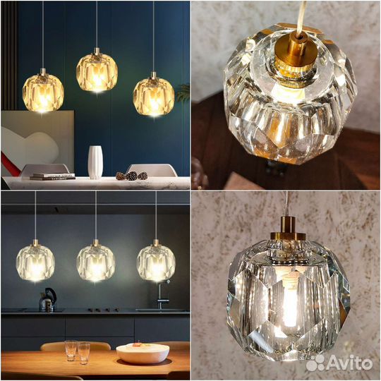Подвесной светильник Хрустальный
