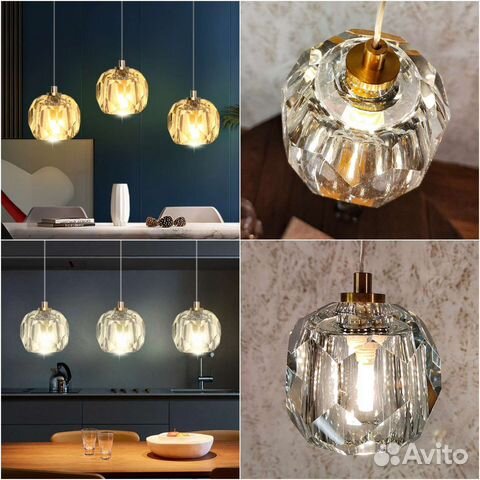 Подвесной светильник Хрустальный