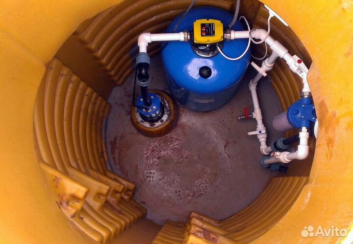 Обустройство скважин на воду, монтаж кессонов