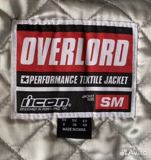 Мотокуртка icon, защита