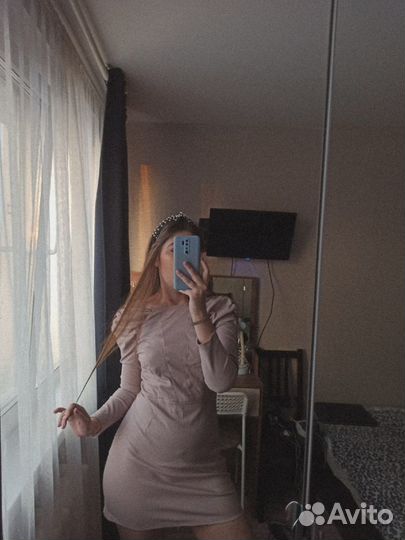 Платье кожаное Bershka
