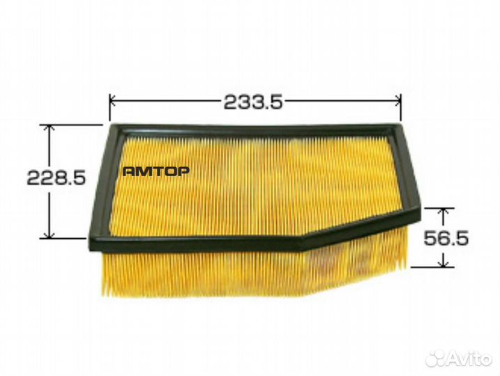 VIC A1022 A-1022 VIC Фильтр воздушный