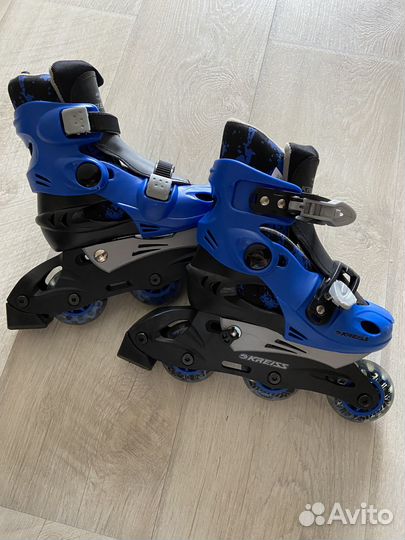 Роликовые коньки Kreiss (26-29), шлем и защита