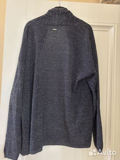 Кардиган женский, удлиненный с блеском