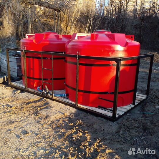 Емкости для транспортировки В обрешетке