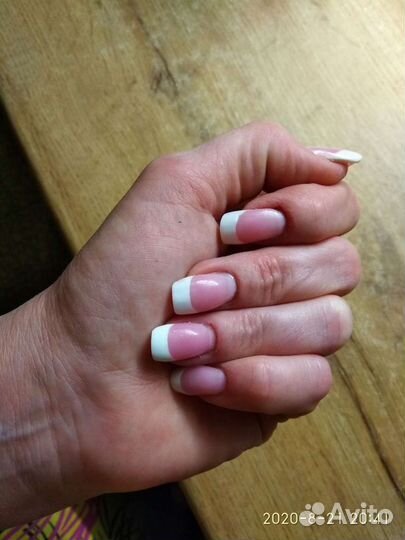 Наращивание ногтей на дому