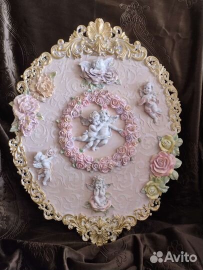 Часы настенные ручной работы