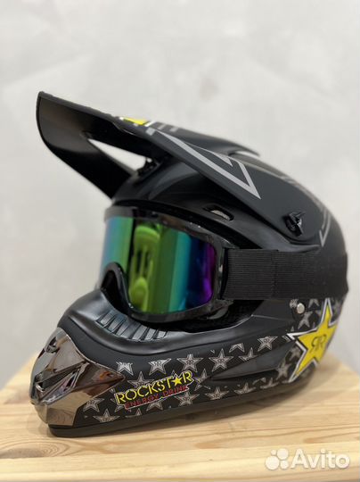 Мотошлем кроссовый детский