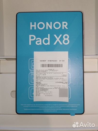 Планшет honor pad x8 новый