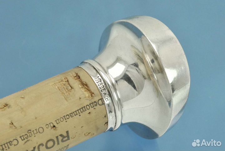 Пробка для бутылки серебро 835 пробы Германия