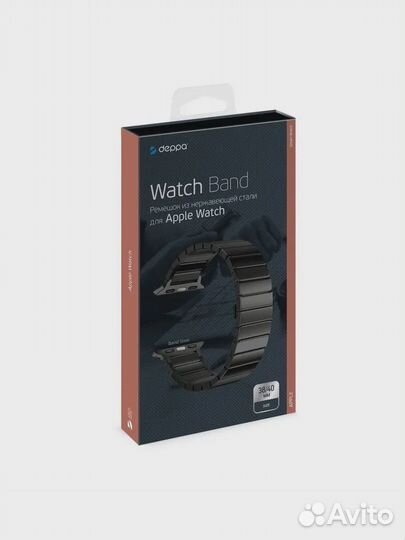 Ремешок из нержав.стали Deppa Band для Apple Watch