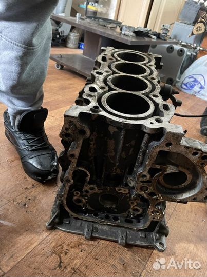 Блок цилиндров toyota 1ZZ
