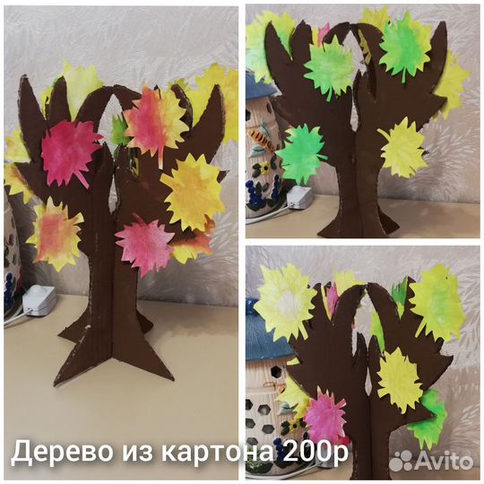 Ручные поделки в садик или школу