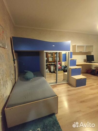 Детская мебель для двоих, комплект 5 предметов