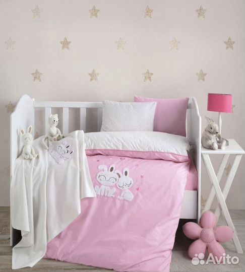Детское постельное белье + плед, 100 хлопок
