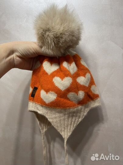 Шапка натуральный кашемир