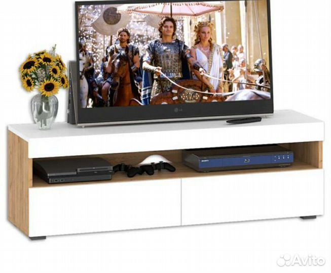 Тумба под телевизор в стиле лофт