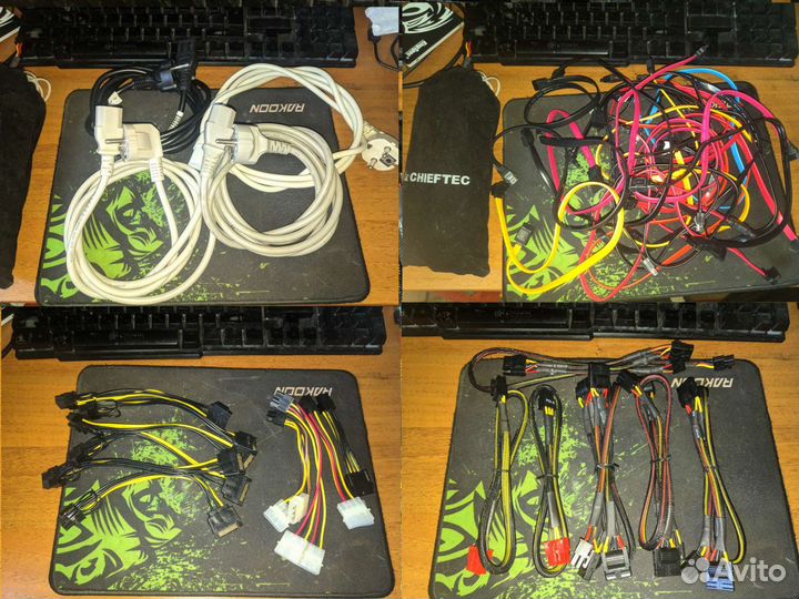 Кабеля модульных бп, переходники, SATA