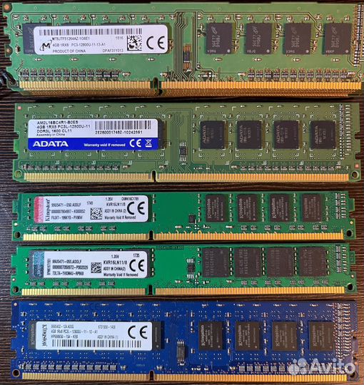 Оперативная память DDR3 и DDR4