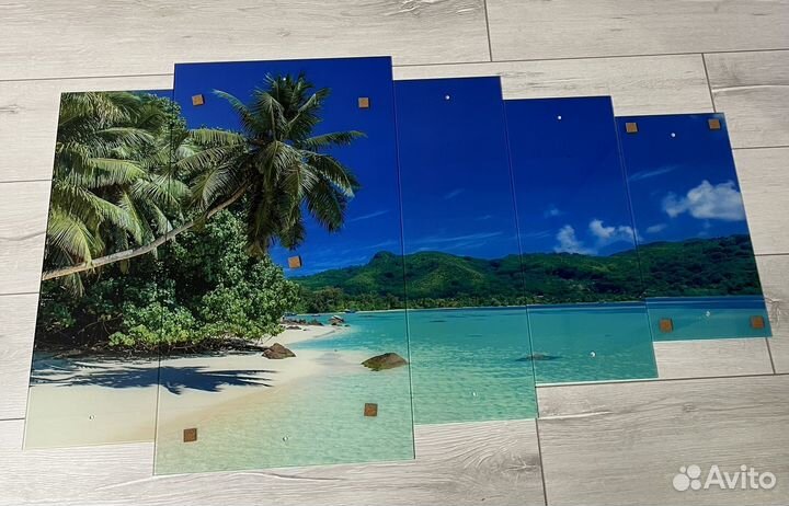 Модульная картина из стекла