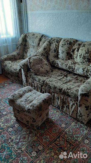 Диван и 2 кресла