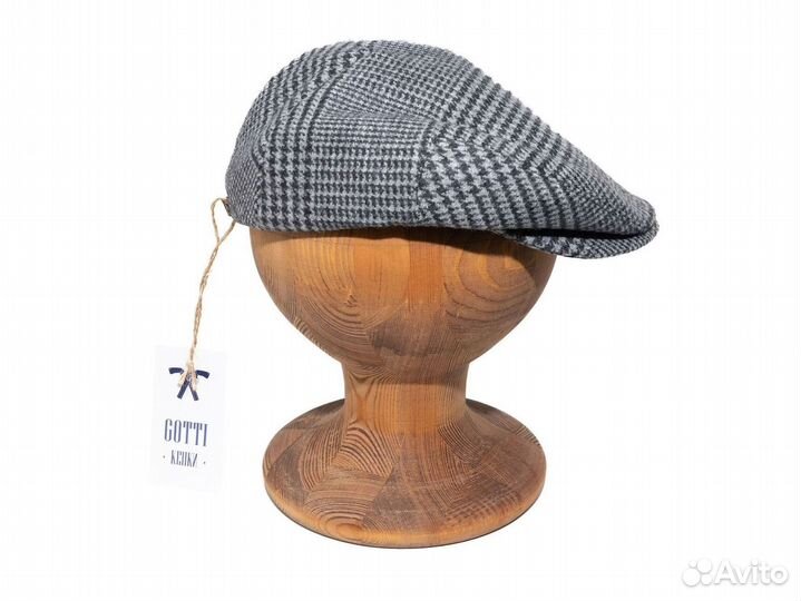 Твидовая кепка восьмиклинка